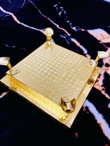 Small Size Golden Color Chowki From Moroccan 🇲🇦