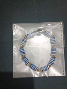 Beaded Bracelet with Heart Charm