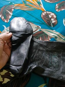 Black Leather socks winter