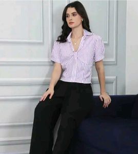 Striped Button-Up Shirt (new with tag)