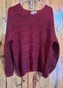 Ema Red Knit Sweater