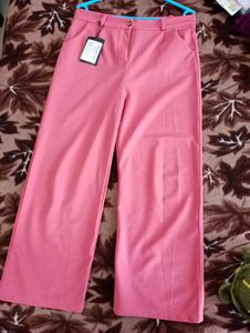 Pink Wide Leg Pants