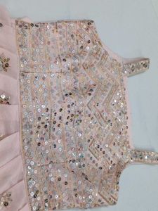 Pink Ruffle Palazzo Pants