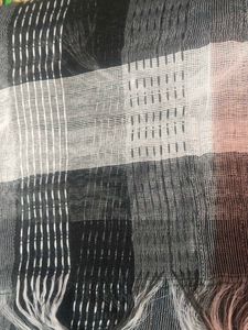 Striped Scarf with Tassels