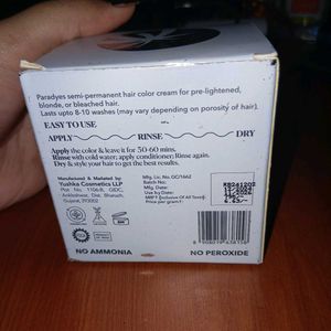 Paradyes Rudolphi Blue. Semi permanent colour.