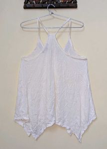 White Y2K Tank Top