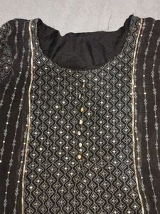 Elegant Black Kurta Set