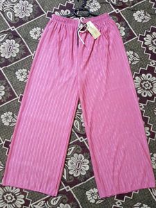 Pink Wide Leg Palazzo Pants