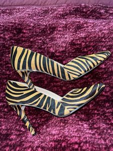 Monchrome Luxe Safari Heels