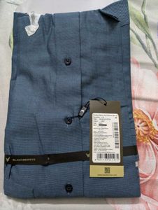 Formal Full Sleeves Blue Shirt Size 39