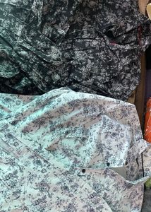 Set of 2 Bene Kleed Floral Shirts