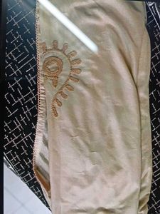 Embroidered Dupatta Cream Colour