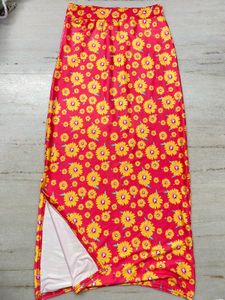 Floral Print Skirt