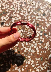 Hot Red Heart With Dimond Bracelet 🫀🫶