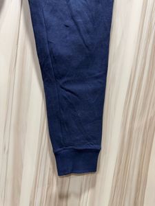 GAP Navy Blue Regular Fit Solid Jogger