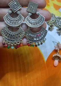Combo Earings Top Beautiful 😍 Jodi