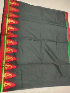Elegant Saree with Border🖤❤️