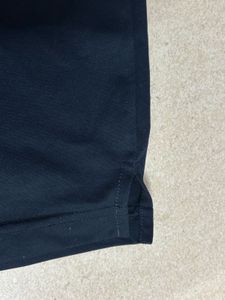 Dark Blue Collared Button Up T Shirt