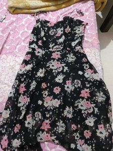 Black Floral Dress