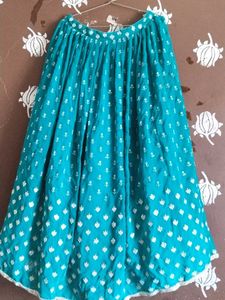 Teal Embroidered Lehenga Choli