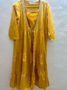 Set Of 2 Kurta And Overcoat L