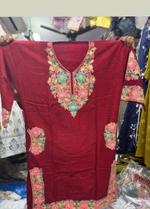 Embroidered  kashmiri Kurti(ferran)