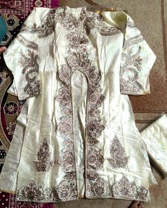 NEW Semi Stitched Wedding Embroidered Kurta Leheng