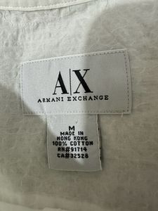 Armani Exchange Shirt Thin Cotton Light