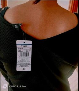 Fig Black Ribbed Top