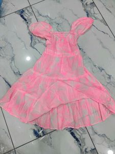 Pink Tiered Dress