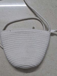 White Beachy Sling Bag