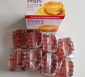 Pears Pure &amp; Gentle Soap (8 Bars)
