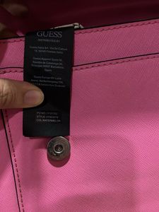 Authentic Guess Pink Satchel Bag