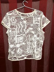 White  Lace Top