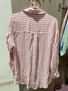 Stripped Pink Long Shirt