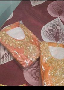 Green Embroidered Anarkali Kurta Set