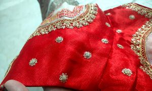 Designer Red Blouse