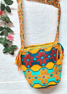 🎁Buy Two Get One Free🎁Colorful Handwoven 🧶 Bag