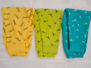 Printed Lounge Pants - Set of 3