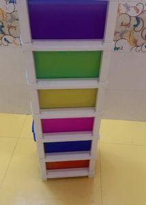 Colorful 6-Drawer Storage Tower