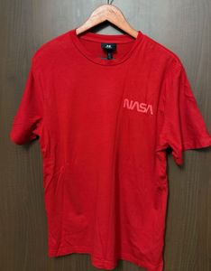 H&M Red NASA Graphic Tee
