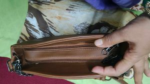 like new Ecco Brown Handbag