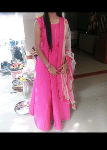 Gown With Dupatta