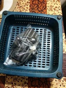 Blue Plastic Storage Baskets