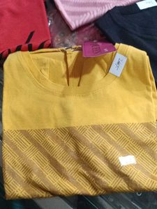 Yellow Printed Tshirt 4pc Combo