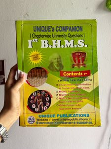 Unique Chapterwise University Question First Bhms