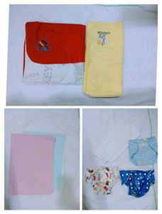 Combo of Baby Towels, cloth diapers (superbottoms)