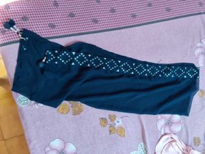 Teal Embellished Gharara Suit
