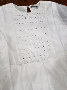 Pure White Angel Georgette Anarkali