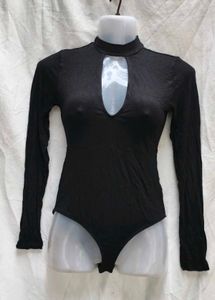 Black Bodysuit - Long Sleeve